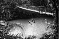 Brücke über den Bobonaza